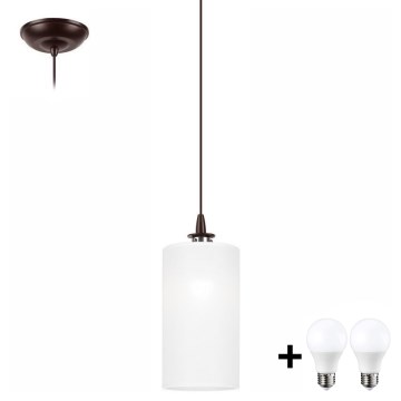 Lustre LED suspenso em cabo NOEL MINI 1xE27/60W/230V branco