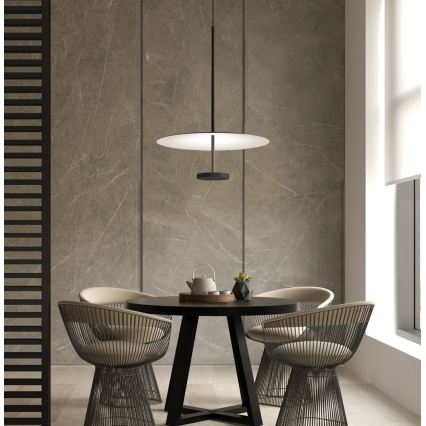 Lustre LED suspenso em cabo ROSS LED/13W/230V preto/branco