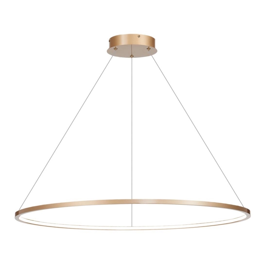 Lustre LED suspenso em cabo SATURNO LED/57W/230V Ø 100 cm IP44 dourado