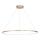 Lustre LED suspenso em cabo SATURNO LED/57W/230V Ø 100 cm IP44 dourado