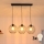 Lustre LED suspenso MERCURE 3xE27/15W/230V