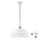 Lustre LED suspenso por cabo 1xE27/60W/230V branco/preto