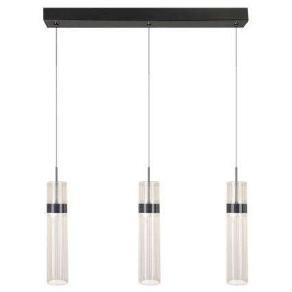 Lustre LED suspenso por cabo AMBIENTE 3xLED/6W/230V 3000/4000/6000K preto