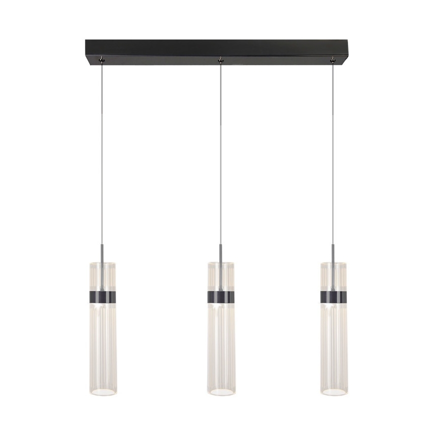 Lustre LED suspenso por cabo AMBIENTE 3xLED/6W/230V 3000/4000/6000K preto