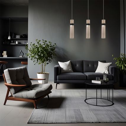 Lustre LED suspenso por cabo AMBIENTE LED/6W/230V 3000/4000/6000K dourado