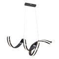 Lustre LED suspenso por cabo AREZIA LED/42W/230V, preto