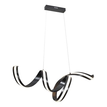 Lustre LED suspenso por cabo AREZIA LED/42W/230V, preto