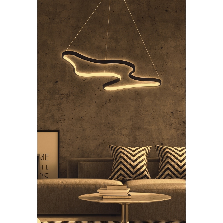 Lustre LED suspenso por cabo ARTISAN LED/36W/230V 4000K preto