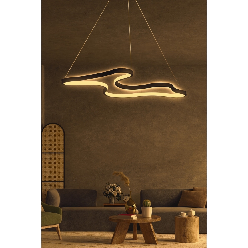 Lustre LED suspenso por cabo ARTISAN LED/36W/230V 4000K preto