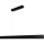 Lustre LED suspenso por cabo BERNADETTA LED/20W/230V 4000K preto