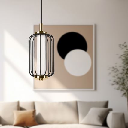 Lustre LED suspenso por cabo BONNIE LED/10W/230V 3000K preto