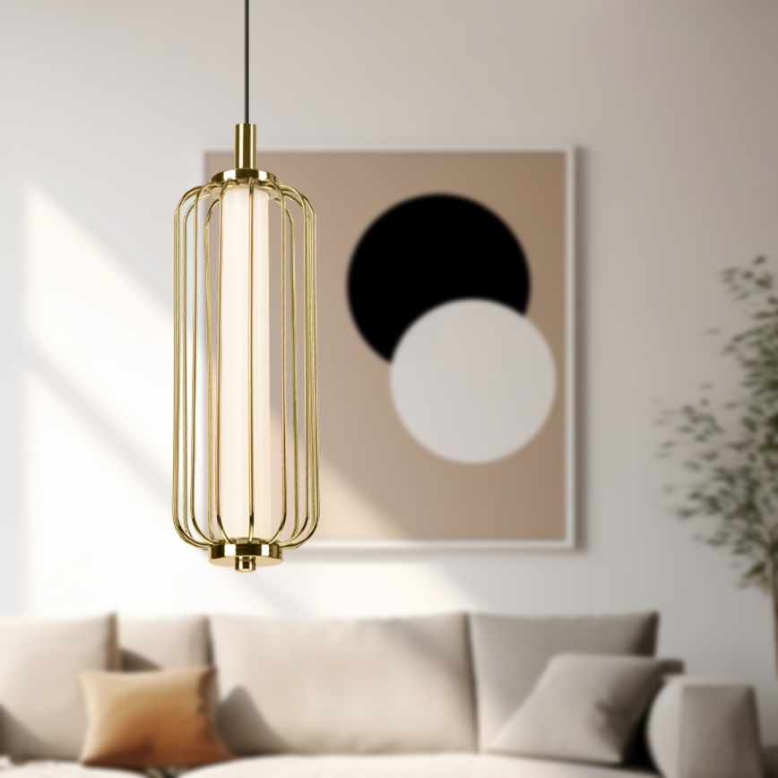 Lustre LED suspenso por cabo BONNIE LED/15W/230V 3000K dourado