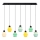Lustre LED suspenso por cabo CACTUS 7xLED/2,8W/230V 3000K verde/amarelo/branco