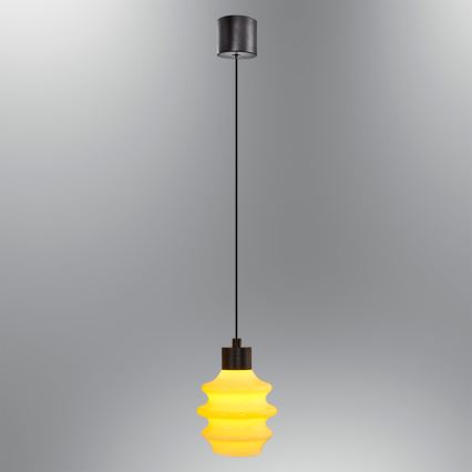 Lustre LED suspenso por cabo CACTUS LED/3W/230V 3000K preto/amarelo
