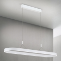 Lustre LED suspenso por cabo CARRARA LED/80W/230V 2700/3000/4000K branco