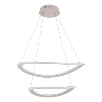 Lustre LED suspenso por cabo CASHMERE LED/75W/230V Ø 59,5 cm bege