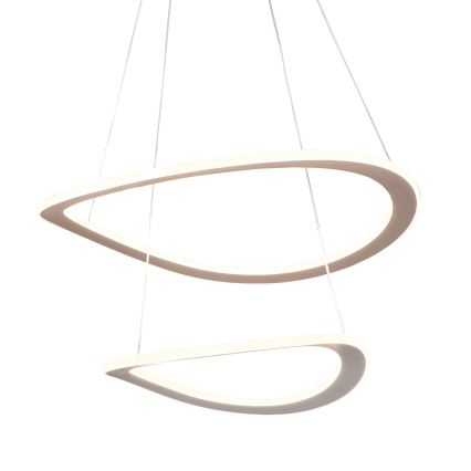 Lustre LED suspenso por cabo CASHMERE LED/75W/230V Ø 59,5 cm bege