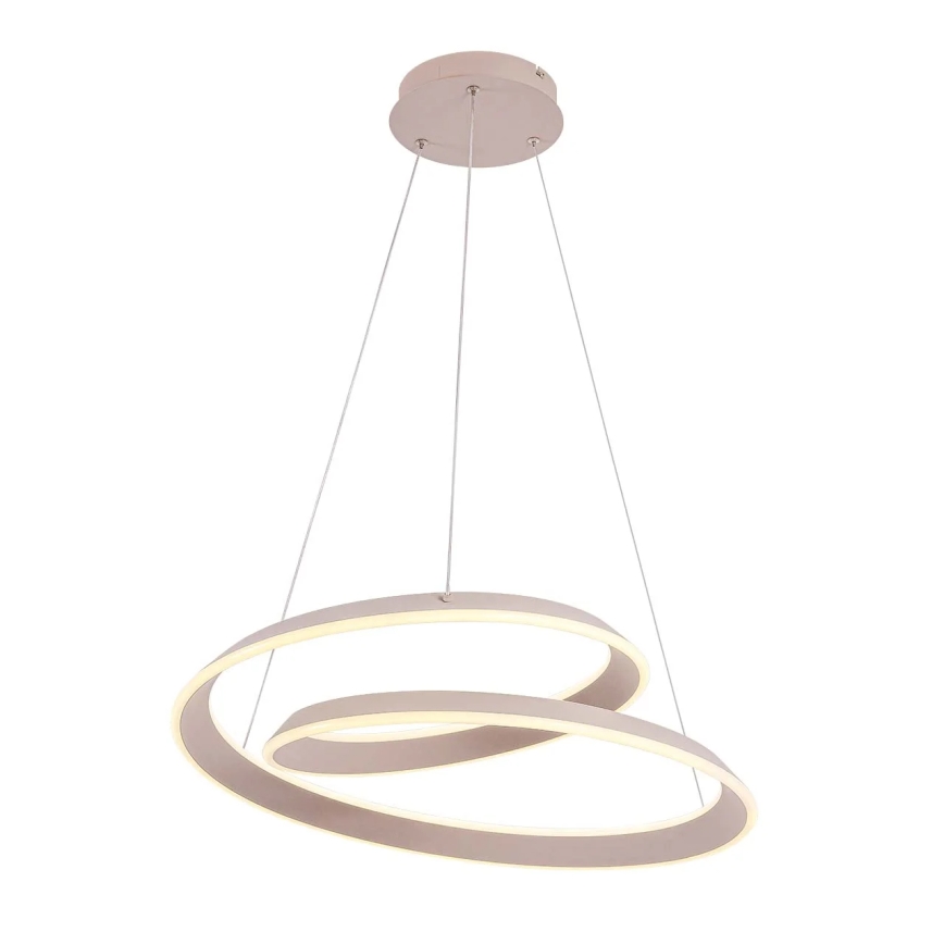 Lustre LED suspenso por cabo CASHMERE LED/75W/230V Ø 60 cm bege