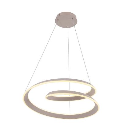 Lustre LED suspenso por cabo CASHMERE LED/75W/230V Ø 60 cm bege
