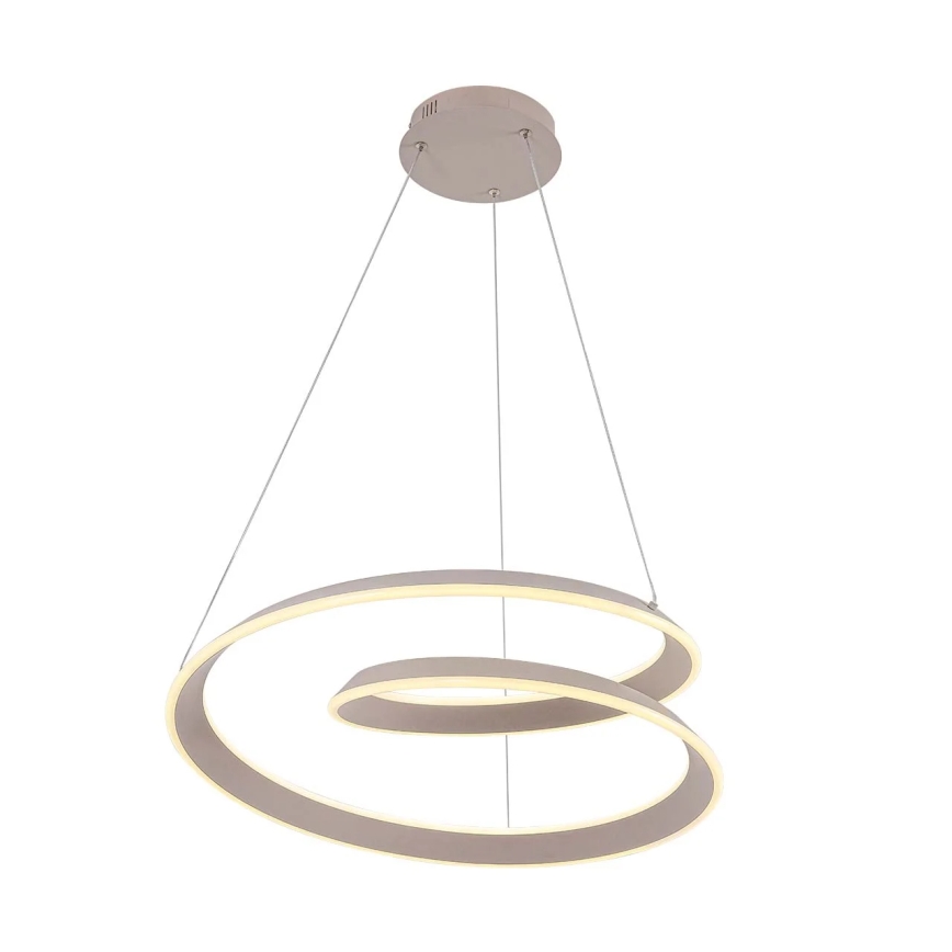 Lustre LED suspenso por cabo CASHMERE LED/75W/230V Ø 60 cm bege