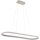 Lustre LED suspenso por cabo CASHMERE LED/80W/230V 30x100 cm bege