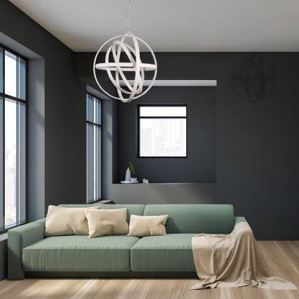 Lustre LED suspenso por cabo COPERNICUS LED/260W/230V branco