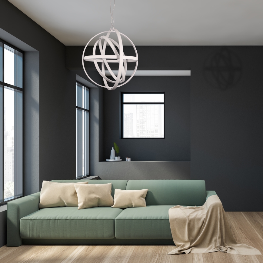 Lustre LED suspenso por cabo COPERNICUS LED/260W/230V branco