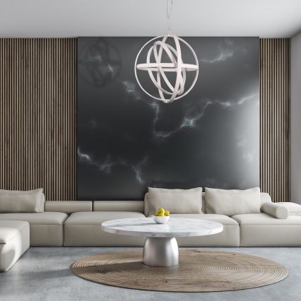 Lustre LED suspenso por cabo COPERNICUS LED/260W/230V branco