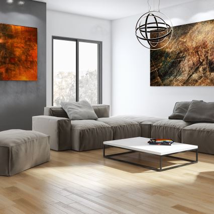 Lustre LED suspenso por cabo COPERNICUS LED/260W/230V preto