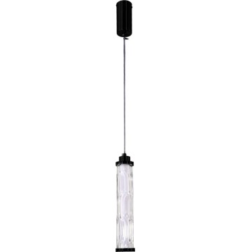 Lustre LED suspenso por cabo CORTE LED/10W/230V, preto
