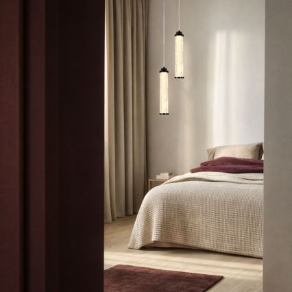 Lustre LED suspenso por cabo CORTE LED/10W/230V, preto