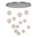 Lustre LED suspenso por cabo CREMONA 13xLED/5W/230V 3000K cromado fosco