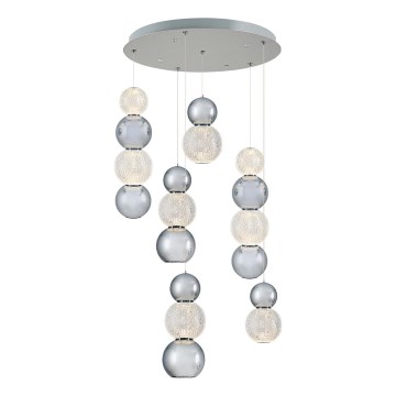 Lustre LED suspenso por cabo CREMONA LED/34W/230V 3000K cromado mate