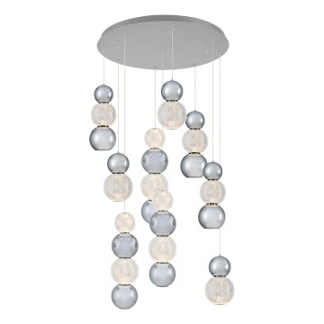 Lustre LED suspenso por cabo CREMONA LED/51W/230V 3000K cromado mate
