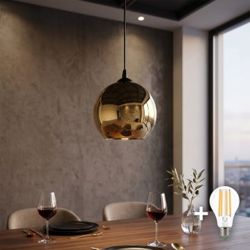 Lustre LED suspenso por cabo CUBUS Ø 25 cm 1xE27/15W/230V