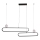 Lustre LED suspenso por cabo FLORENTYNA LED/48W/230V 4000K preto/branco
