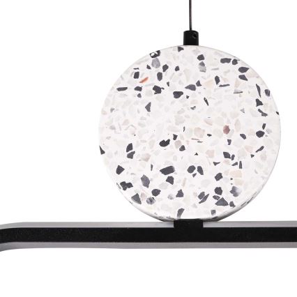 Lustre LED suspenso por cabo FLORENTYNA LED/48W/230V 4000K preto/branco