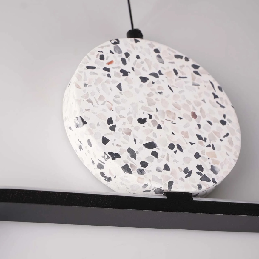 Lustre LED suspenso por cabo FLORENTYNA LED/48W/230V 4000K preto/branco