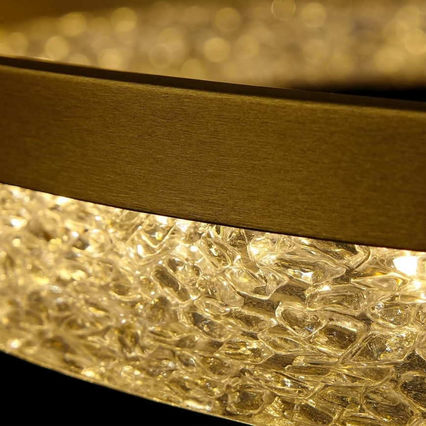 Lustre LED suspenso por cabo GALA LED/54W/230V Ø 60 cm dourado