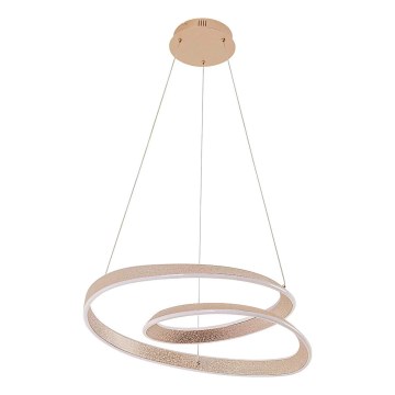 Lustre LED suspenso por cabo GLOW LED/75W/230V 4000K, diâmetro 60 cm, dourado