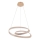 Lustre LED suspenso por cabo GLOW LED/75W/230V 4000K, diâmetro 60 cm, dourado