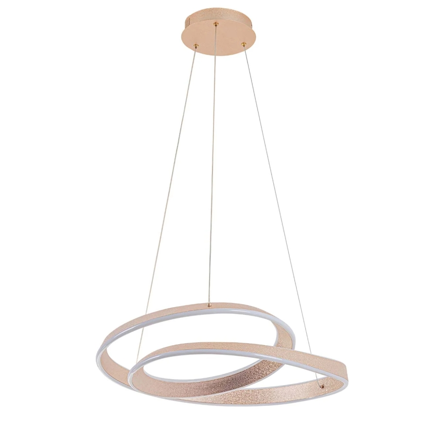Lustre LED suspenso por cabo GLOW LED/75W/230V 4000K, diâmetro 60 cm, dourado