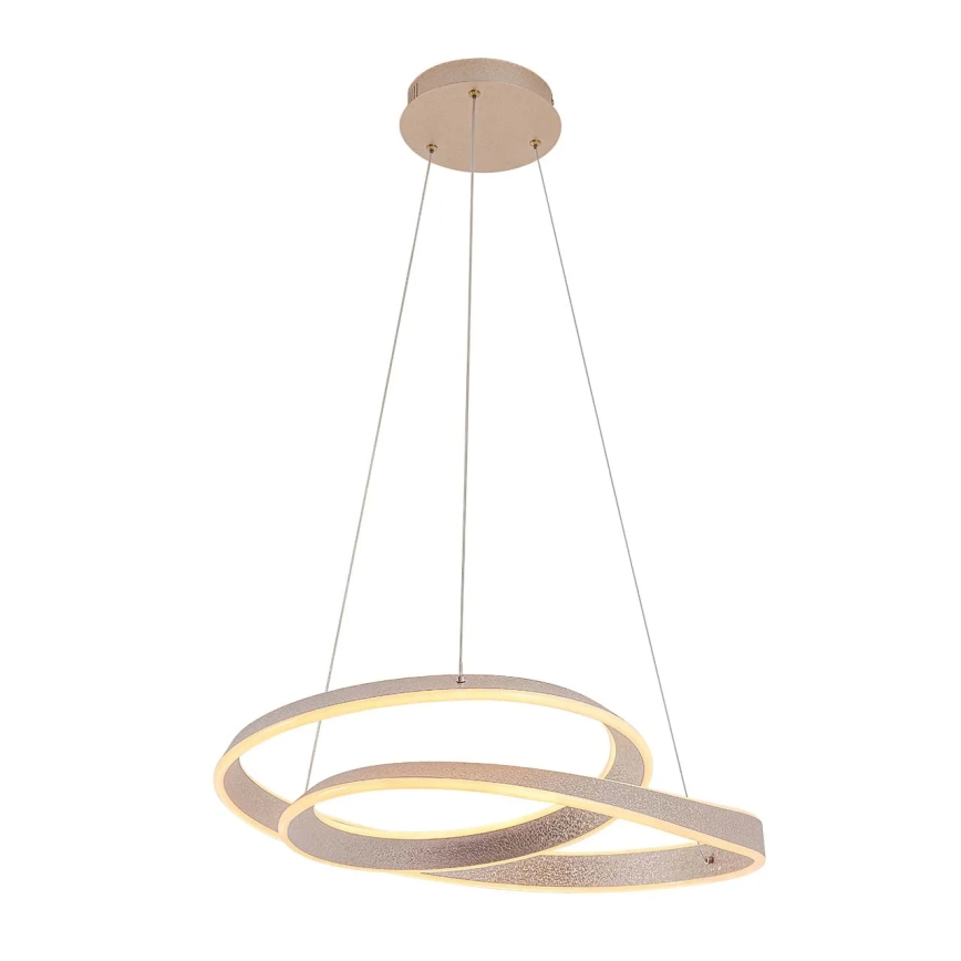 Lustre LED suspenso por cabo GLOW LED/75W/230V 4000K, diâmetro 60 cm, dourado