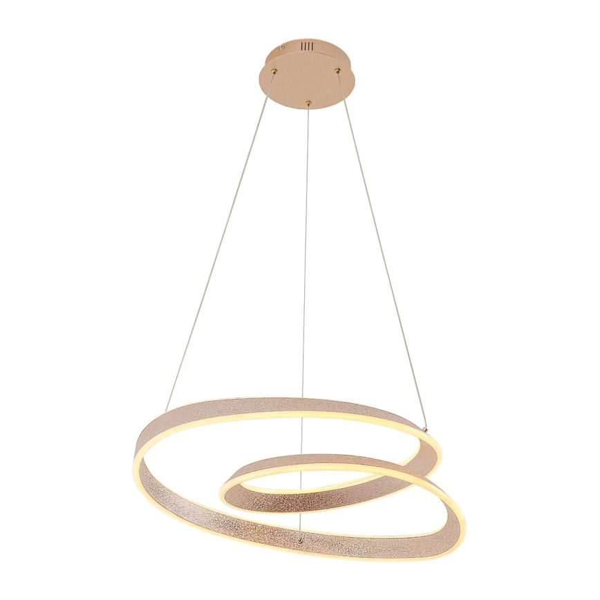Lustre LED suspenso por cabo GLOW LED/75W/230V 4000K, diâmetro 60 cm, dourado