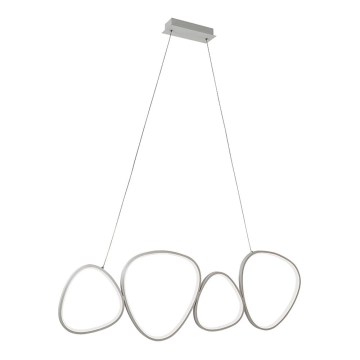 Lustre LED suspenso por cabo HELIX LED/50W/230V prateado