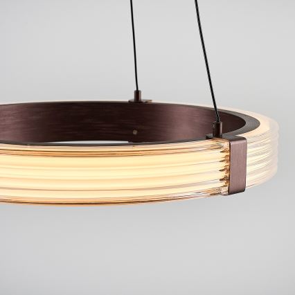 Lustre LED suspenso por cabo JESI LED/2W/230V 3000K castanho