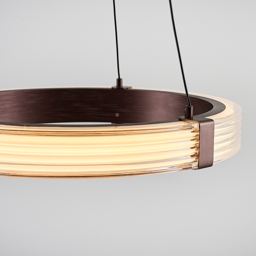 Lustre LED suspenso por cabo JESI LED/2W/230V 3000K castanho