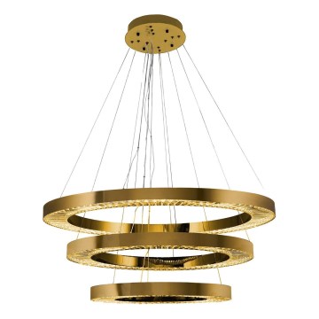 Lustre LED suspenso por cabo JESI LED/99W/230V 3000K Ø 100 cm bronze