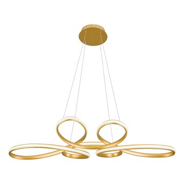 Lustre LED suspenso por cabo JILL LED/53W/230V dourado