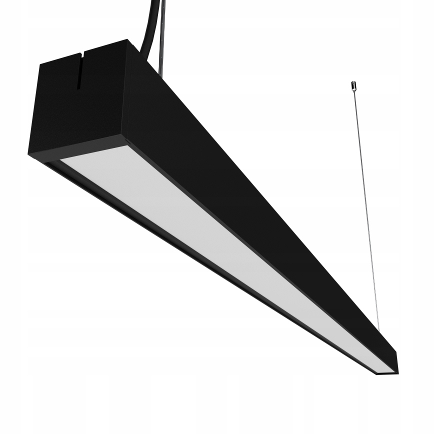 Lustre LED suspenso por cabo LED/44W/230V 4000K 120 cm preto